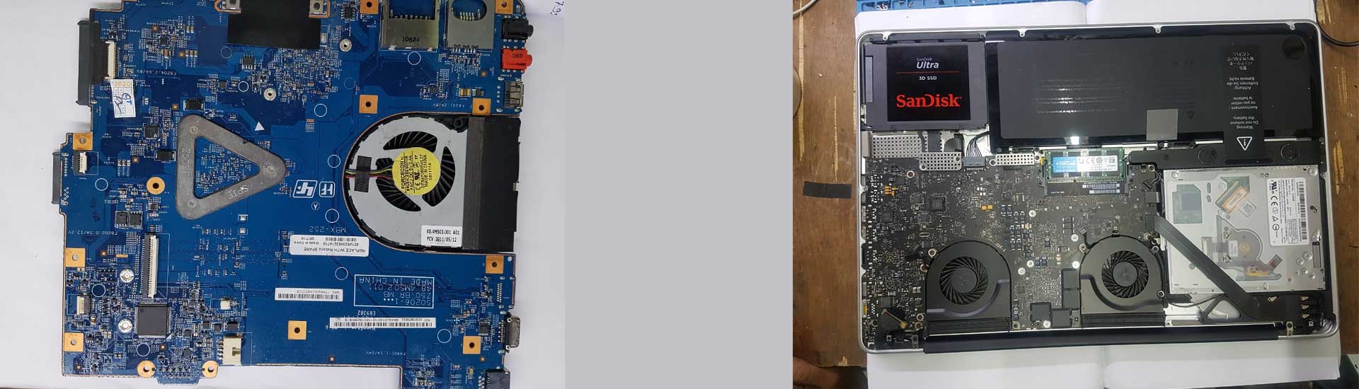 Macbook A1297   17 Laptop Logic Board Repairing